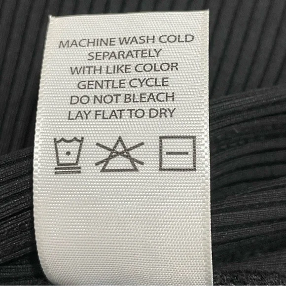 NWT Year Of Ours Ribbed Flare Black Leggings Pants Stretch Yoga Women’s Small - Picture 13 of 13